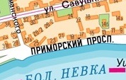 Адресный план города Санкт-Петербург