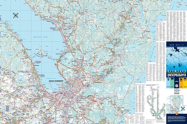 Подробная карта карельского перешейка